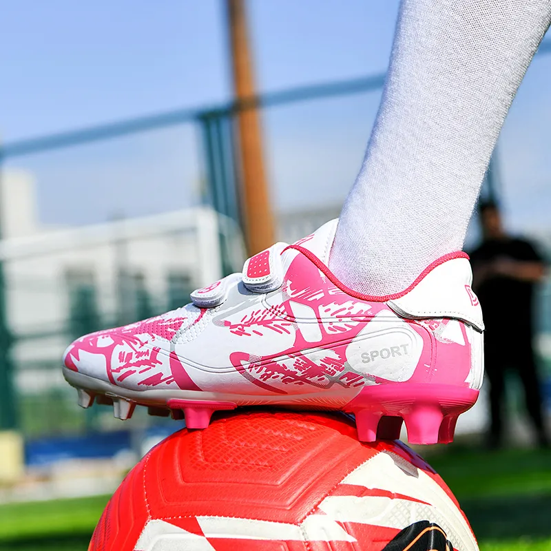 SIMBA'S PRIDE Slip-Resistant Anti-Kick Cushioning Wear-Resistant Low-Top Kids' Soccer Shoes Kids'-8