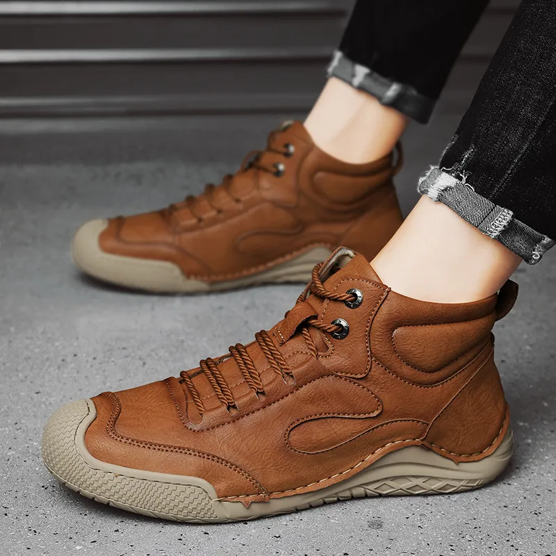 SIMBA'S PRIDE Abrasion Resistant High Top Casual Shoes Men's-3