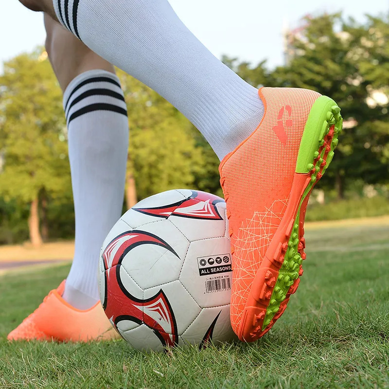 SIMBA'S PRIDE Artificial Ground Waterproof And Breathable Slip Resistant Soccer Shoes Unisex-11