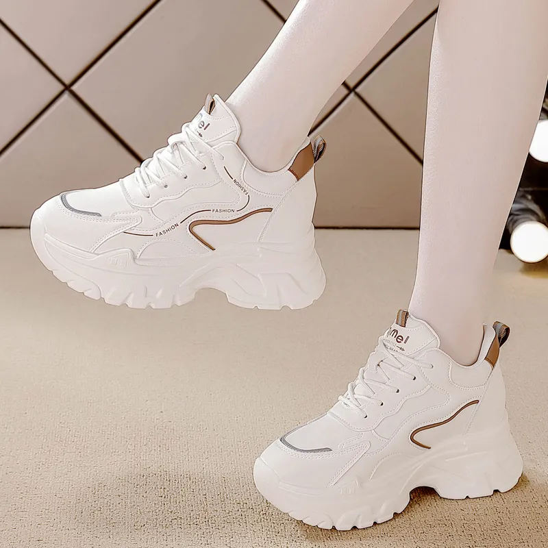 SIMBA'S PRIDE Abrasion Resistant Mid Top Chunky Sneakers Women's-7