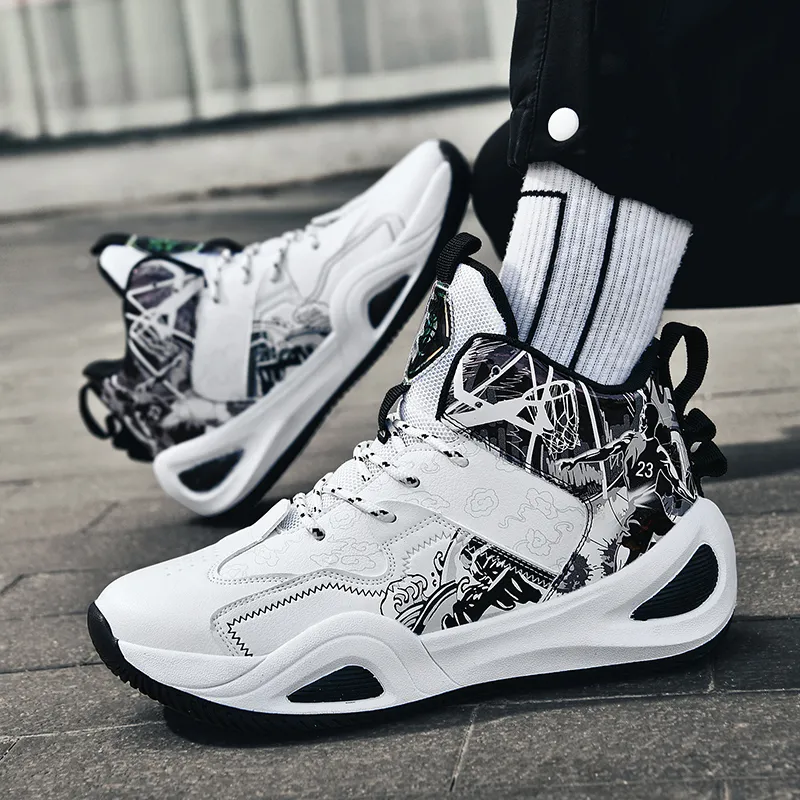 SIMBA'S PRIDE Slip Resistant, Abrasion Resistant, Lightweight High Top Basketball Shoes Unisex-70