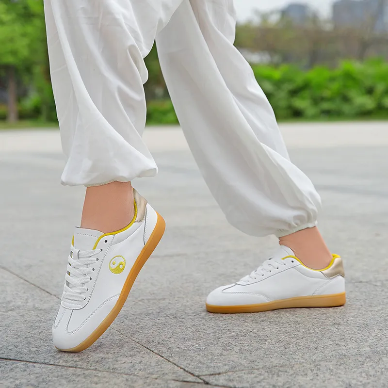 SIMBA'S PRIDE Breathable Abrasion Resistant Slip Resistant Low Top Skateboard Shoes Women's White-4