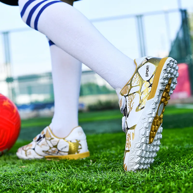 SIMBA'S PRIDE Slip-Resistant Anti-Kick Cushioning Wear-Resistant Low-Top Kids' Soccer Shoes Kids'-17