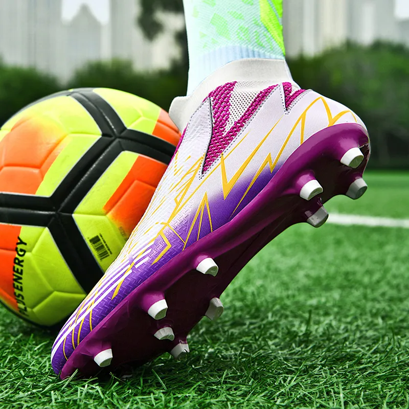 SIMBA'S PRIDE Soft Ground, Natural Ground Slip Resistant Soccer Shoes Unisex-18