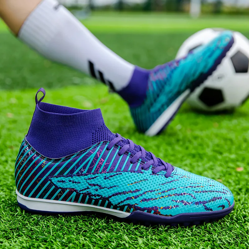 SIMBA'S PRIDE AG Artificial Ground Soft Ground, Natural Ground Slip Resistant Soccer Shoes Unisex-12