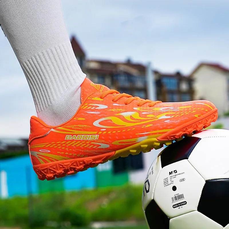SIMBA'S PRIDE Artificial Ground Natural Ground Moisture Wicking Impact Resistant Soccer Shoes Unisex-18