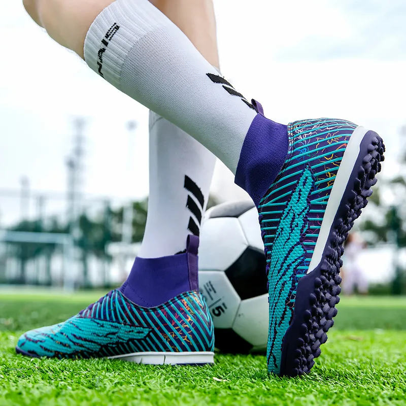 SIMBA'S PRIDE AG Artificial Ground Soft Ground, Natural Ground Slip Resistant Soccer Shoes Unisex-14