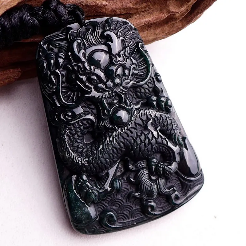 Fei Yan Glutinous Jade Pendants Unisex-2