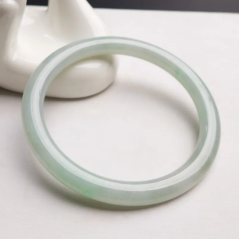 Fei Yan Glutinous Jade Jadeite Bangles Women's-3