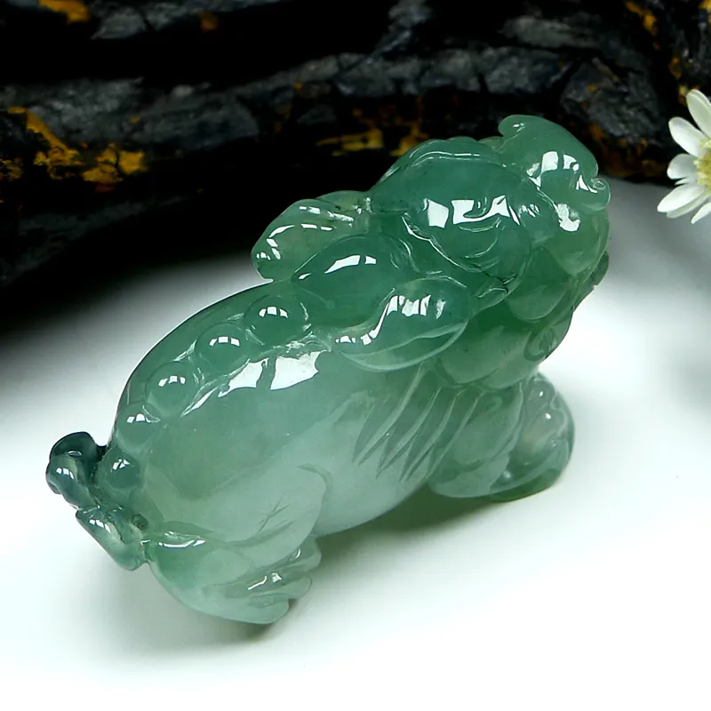 Fei Yan Glutinous Jade Jadeite Ornaments Unisex-3