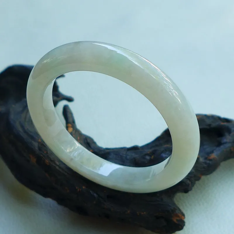 Fei Yan Glutinous Jade Jadeite Jade Bangle Women's-2