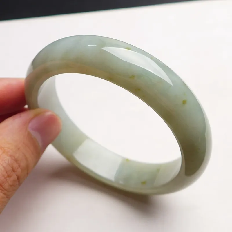 Fei Yan Glutinous Jade Jadeite Bangles Women's-1