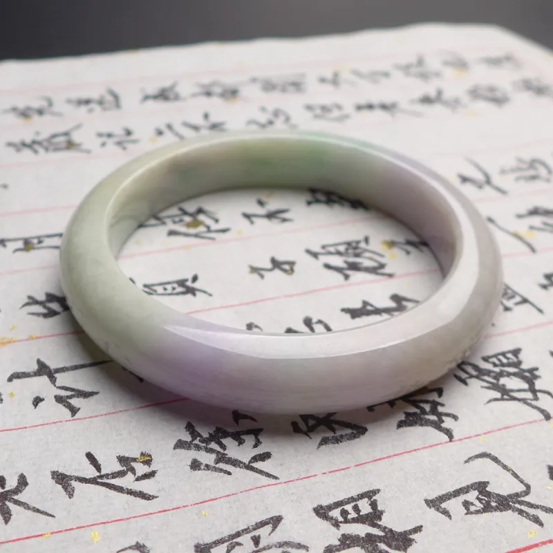 Fei Yan Glutinous Jade Jadeite Bangles Women's-4