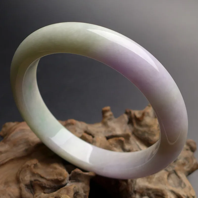 Fei Yan Glutinous Jade Jadeite Bangles Women's-2