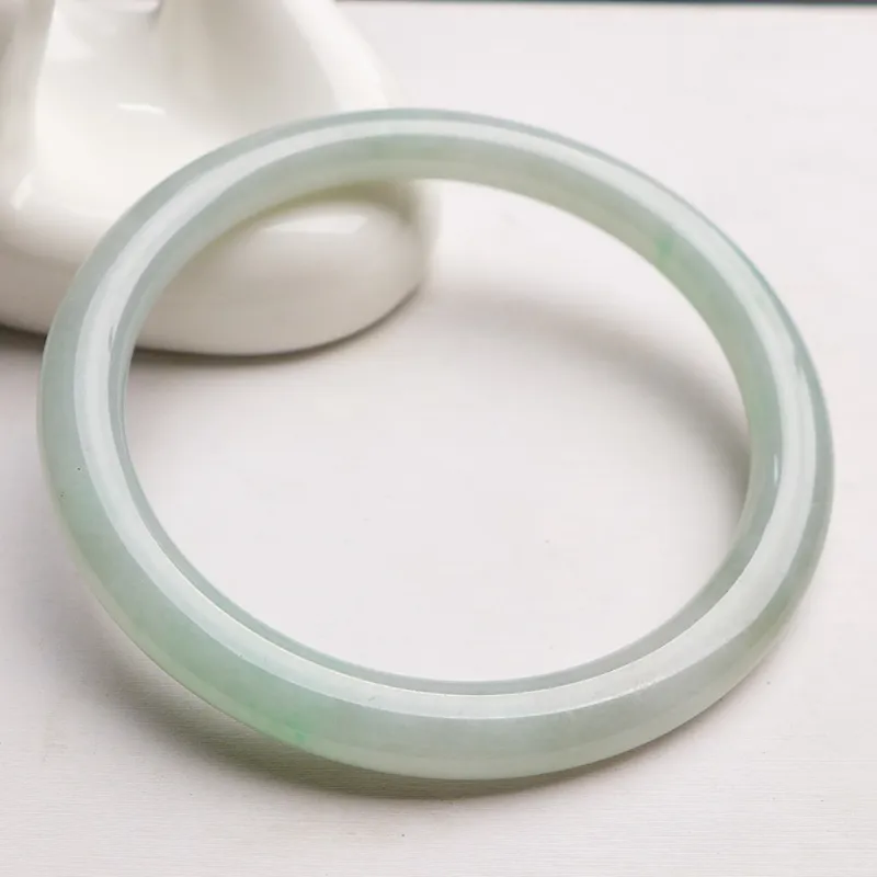 Fei Yan Glutinous Jade Jadeite Bangles Women's-1