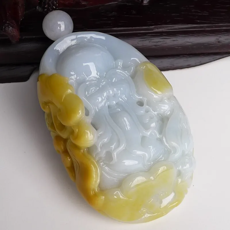 Fei Yan Glutinous Jade Handheld Toy Unisex-1