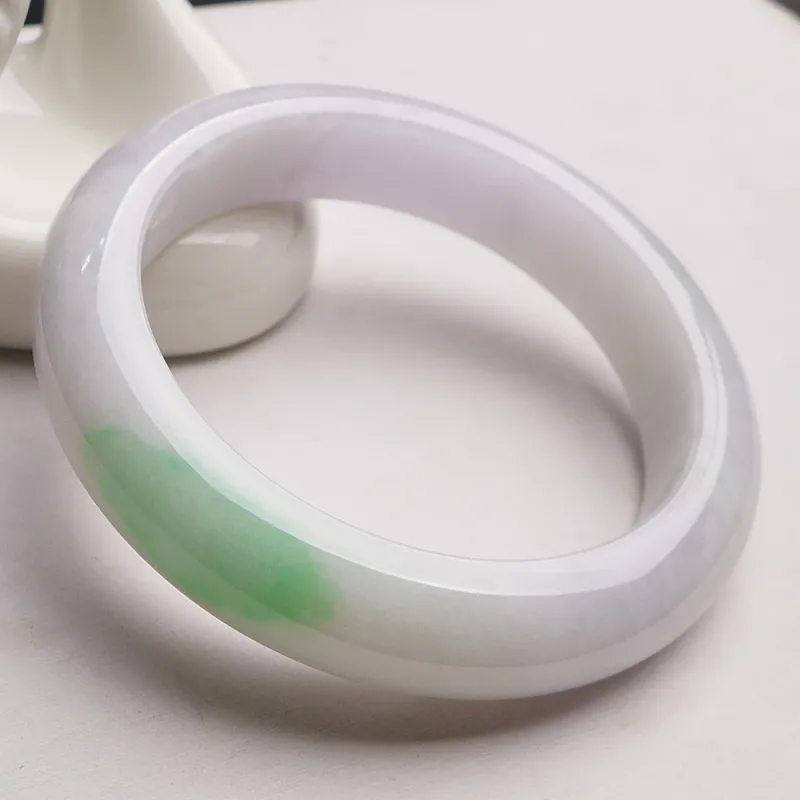 Fei Yan Glutinous Jade Jadeite Bangles Women's-1