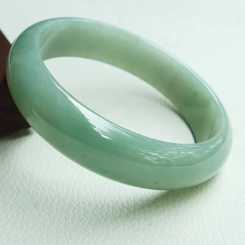 Fei Yan Glutinous Jade Jadeite Bangles Women's-4