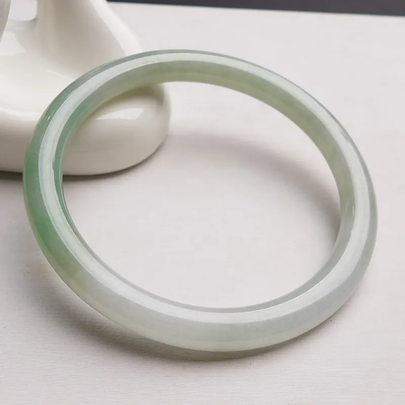 Fei Yan Glutinous Jade Jadeite Bangles Women's-1