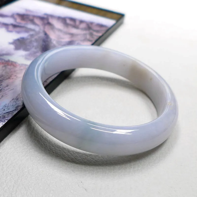 Fei Yan Glutinous Jade Jadeite Bangles Women's-2