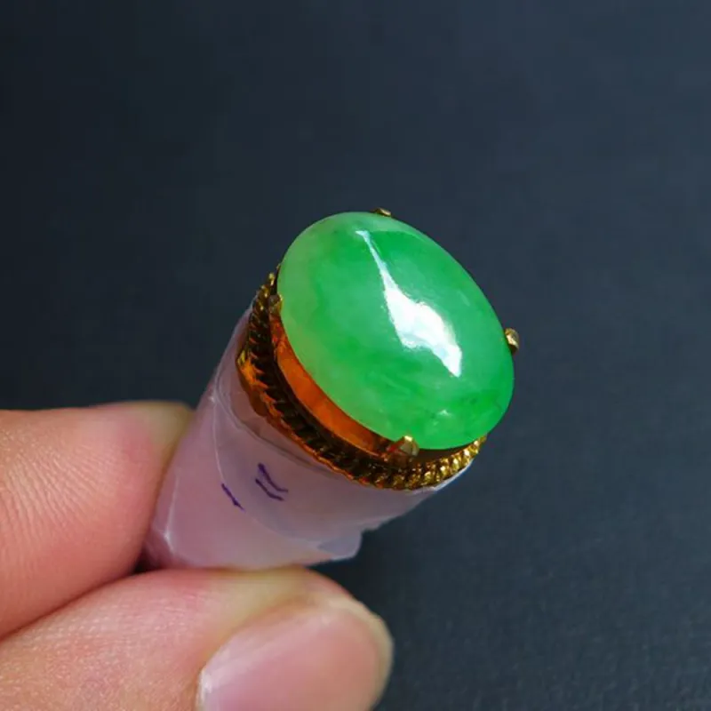 Fei Yan Glutinous Jade Ring Face Unisex-4