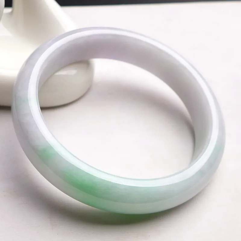 Fei Yan Glutinous Jade Jadeite Bangles Women's-2