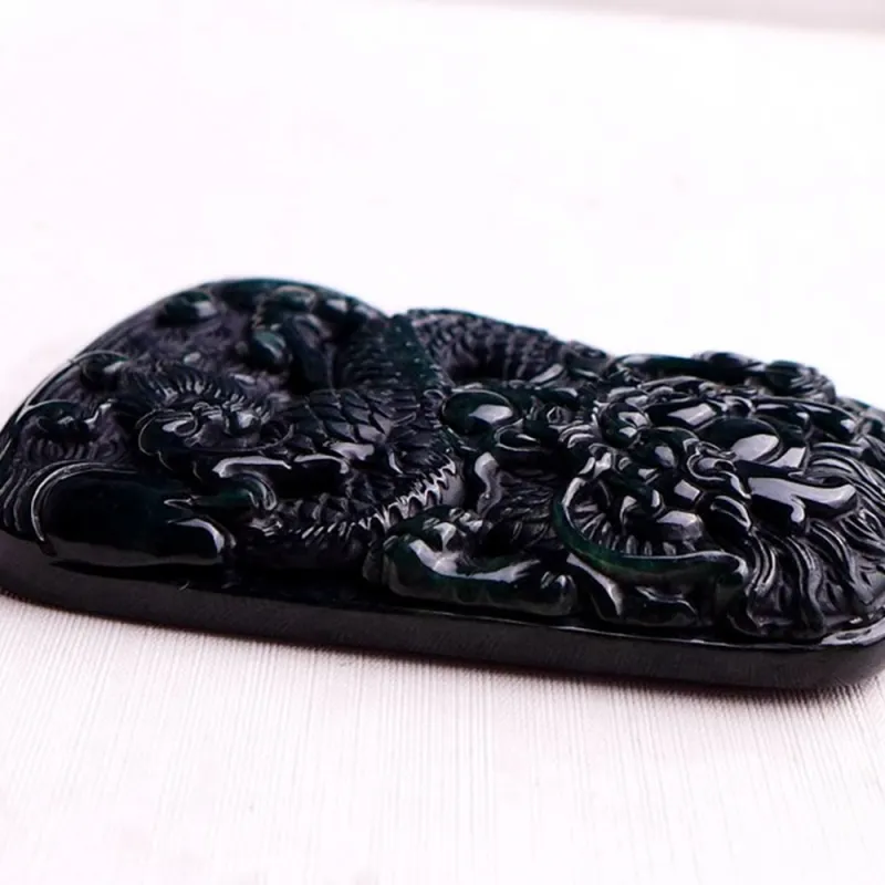 Fei Yan Glutinous Jade Pendants Unisex-4