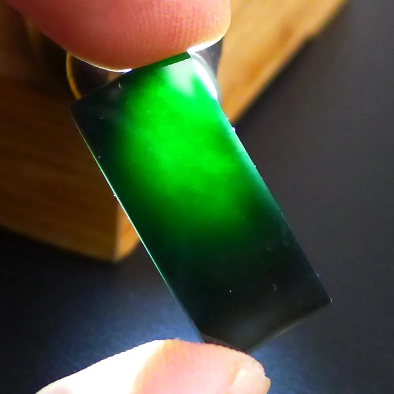 Fei Yan Glutinous Jade Jadeite Ring Face Unisex-1
