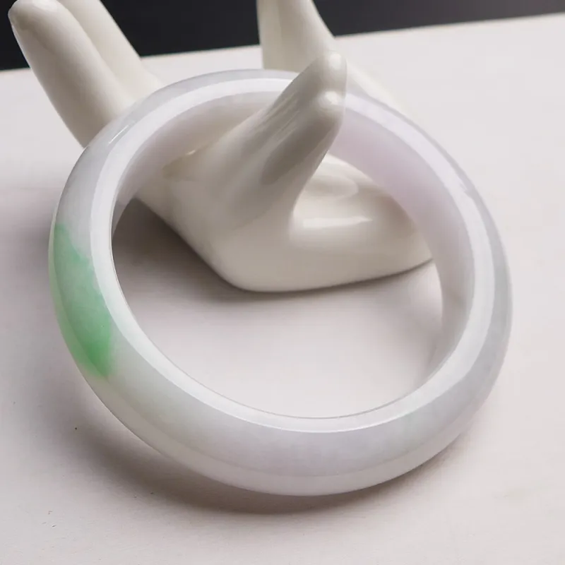 Fei Yan Glutinous Jade Jadeite Bangles Women's-3