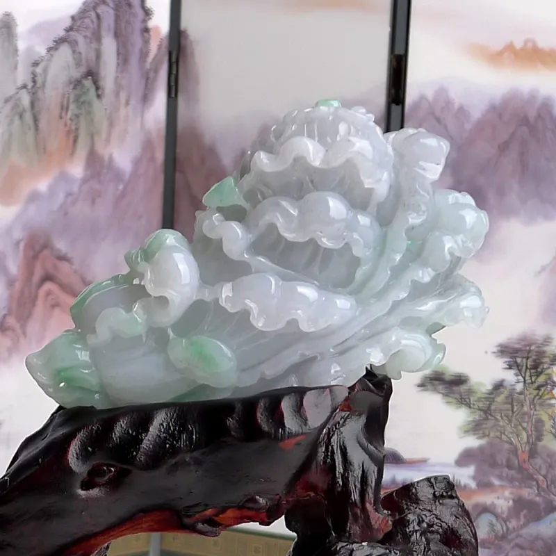 Fei Yan Glutinous Jade Jadeite Ornaments Unisex-2