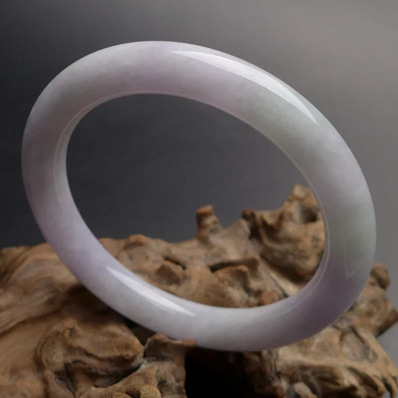 Fei Yan Glutinous Jade Jadeite Bangles Women's-2