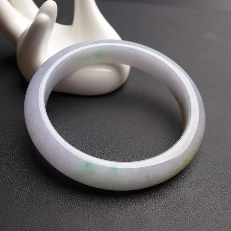 Fei Yan Glutinous Jade Jadeite Bangles Women's-3
