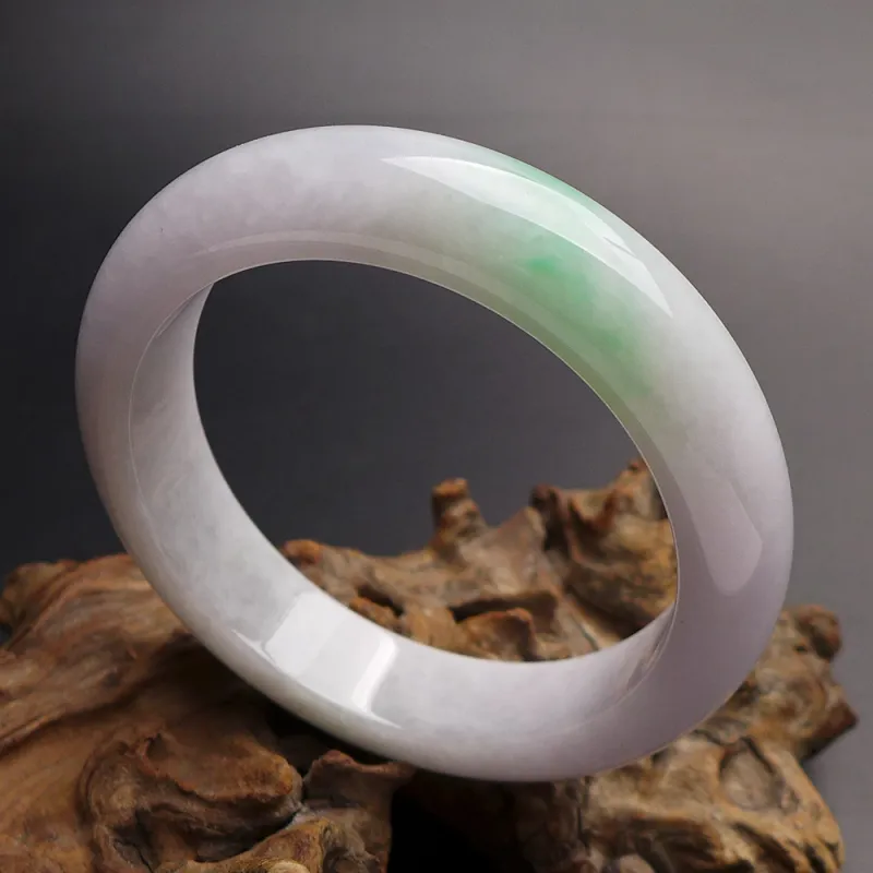 Fei Yan Glutinous Jade Jadeite Bangles Women's-2