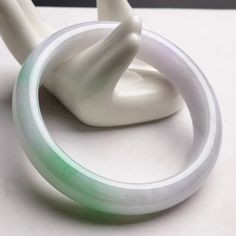 Fei Yan Glutinous Jade Jadeite Bangles Women's-1