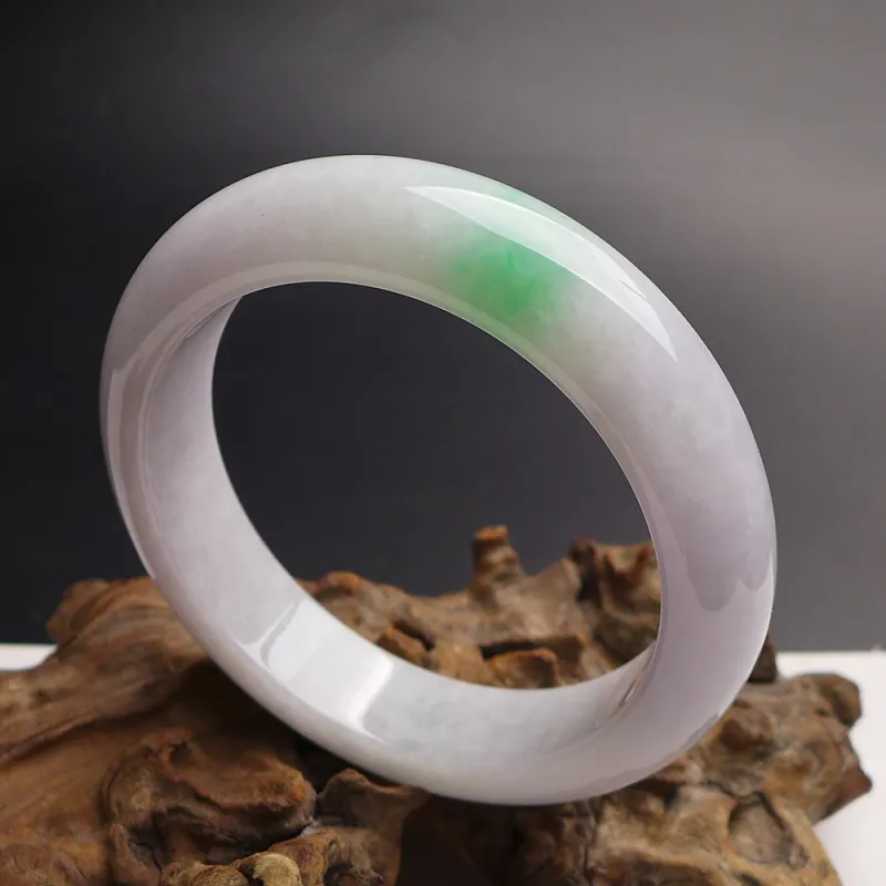 Fei Yan Glutinous Jade Jadeite Bangles Women's-3