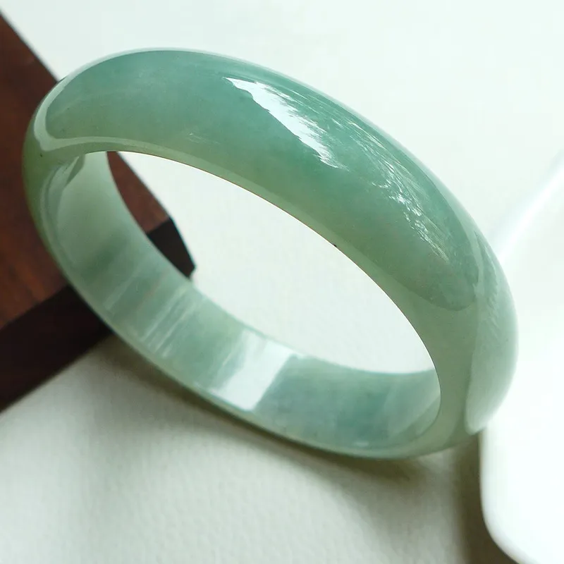 Fei Yan Glutinous Jade Jadeite Bangles Women's-3
