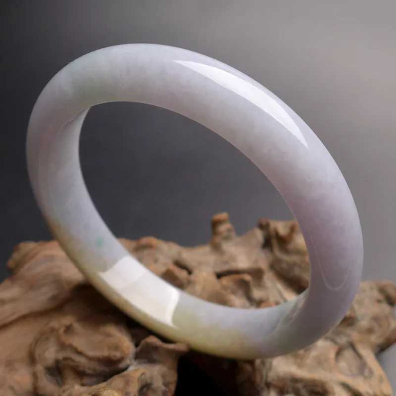 Fei Yan Glutinous Jade Jadeite Bangles Women's-1