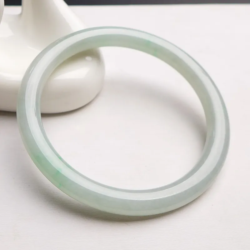 Fei Yan Glutinous Jade Jadeite Bangles Women's-2