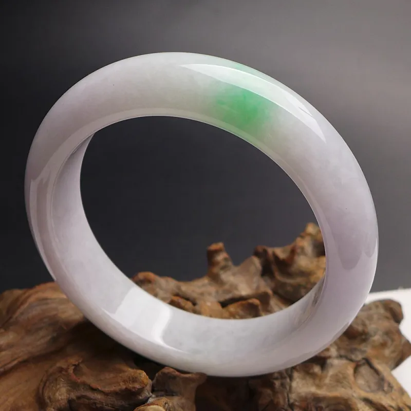 Fei Yan Glutinous Jade Jadeite Bangles Women's-1
