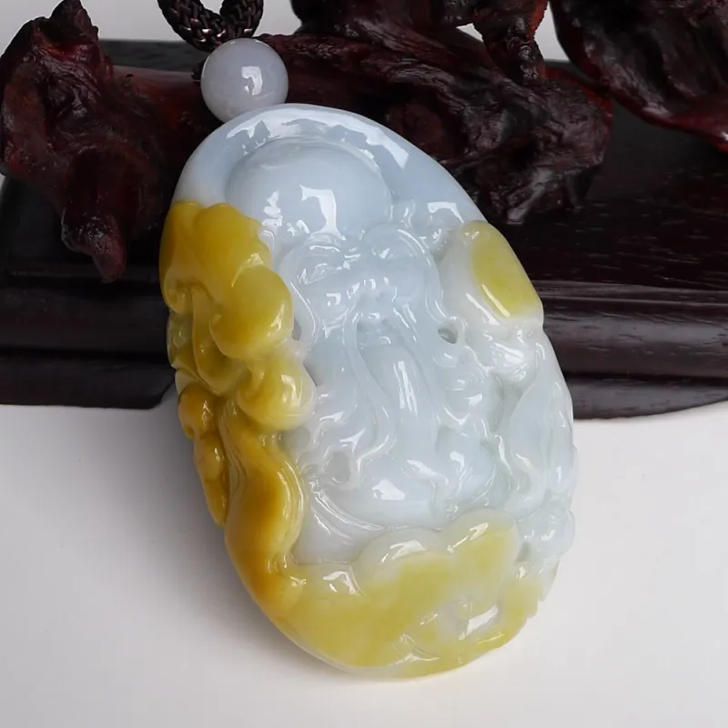 Fei Yan Glutinous Jade Handheld Toy Unisex-2