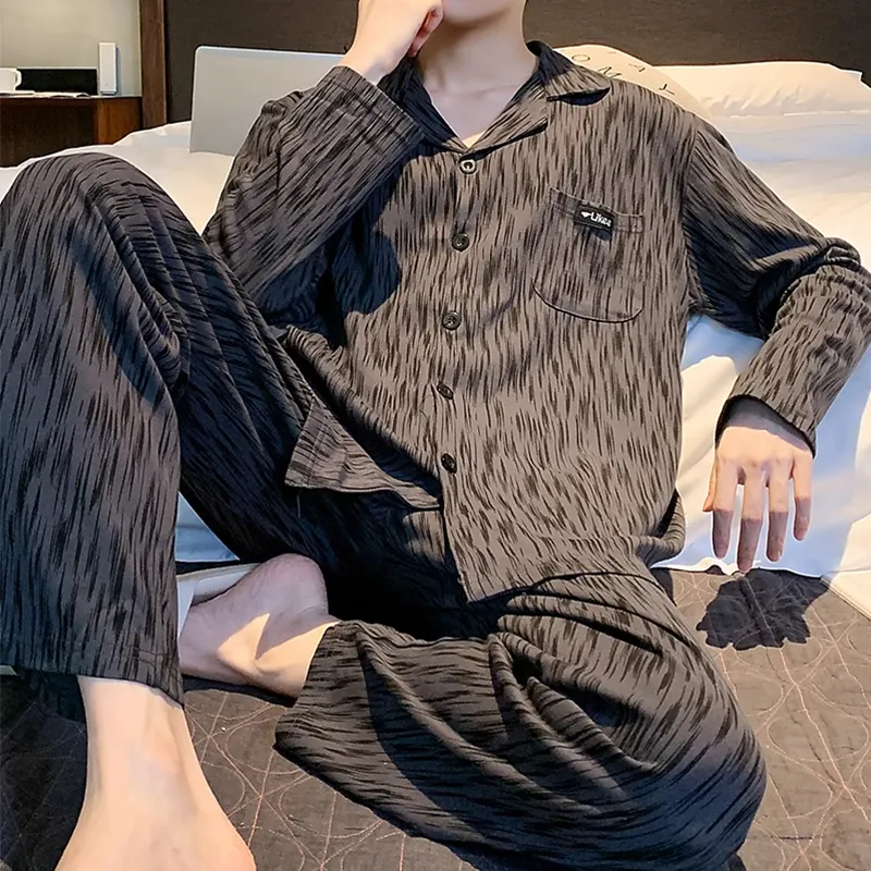 Top Melon Pajama Set Unisex Trendy Black-4