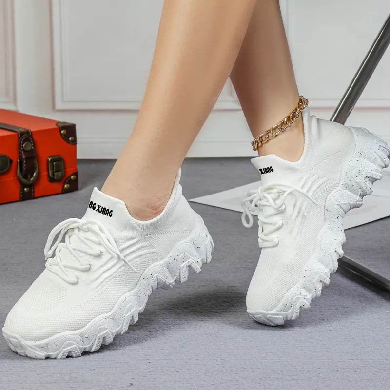 Singing Durable Lightweight And Breathable Low Top Chunky Sneakers Unisex-7