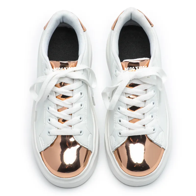 Singing Wear-Resistant Lightweight Height Increasing Low-Top Skateboard Shoes Unisex-11