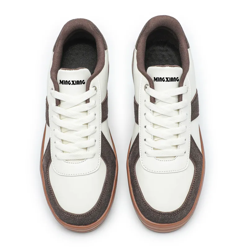 Singing Anti-Slip And Wear-Resistant Lightweight Height Increasing Low-Top Skateboard Shoes Unisex-4