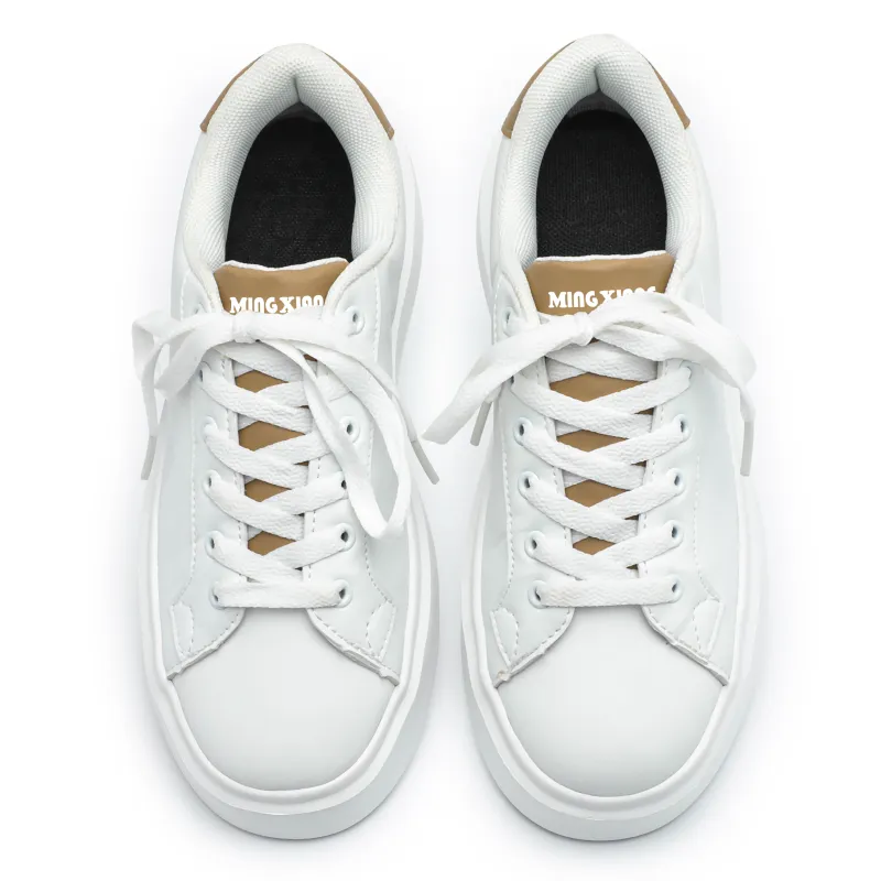 Singing Wear-Resistant Lightweight Height Increasing Low-Top Skateboard Shoes Unisex-18