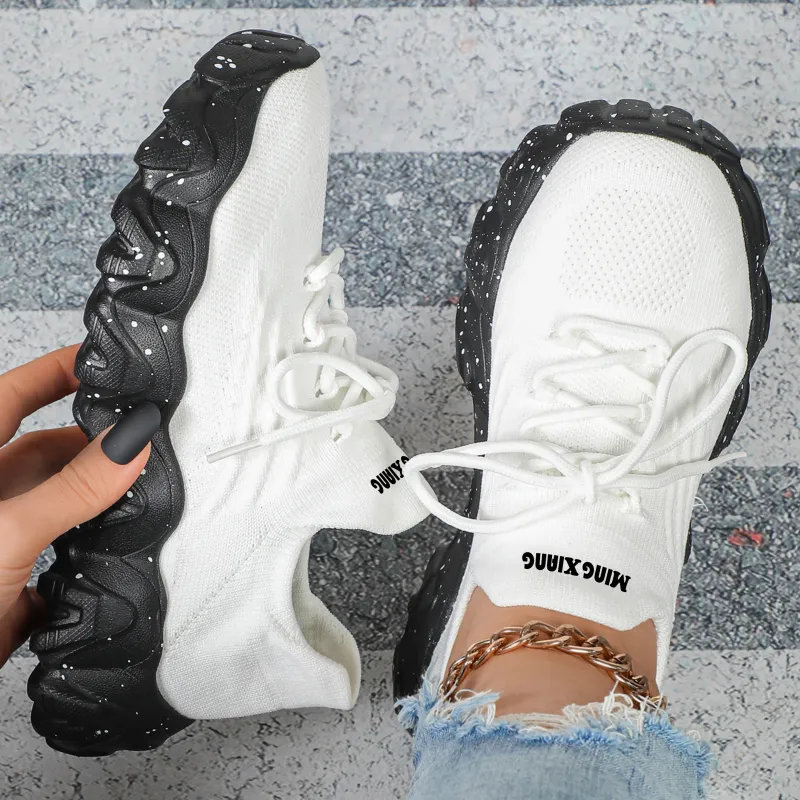 Singing Durable Lightweight And Breathable Low Top Chunky Sneakers Unisex-13