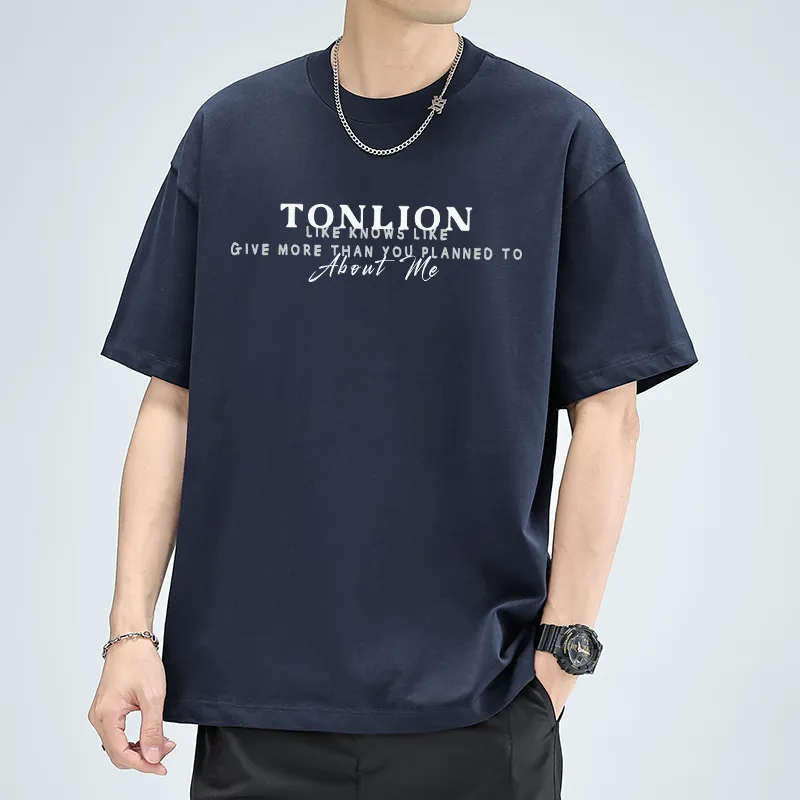 Tonlion T Shirts Unisex-7