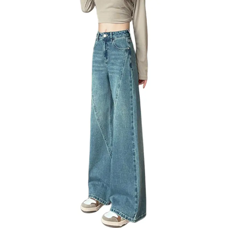 Tonlion Jeans Women's Vintage Blue-2