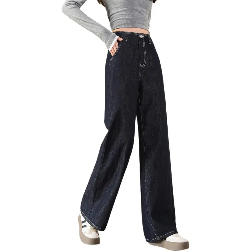 Tonlion Jeans Women's Dark Blue-5