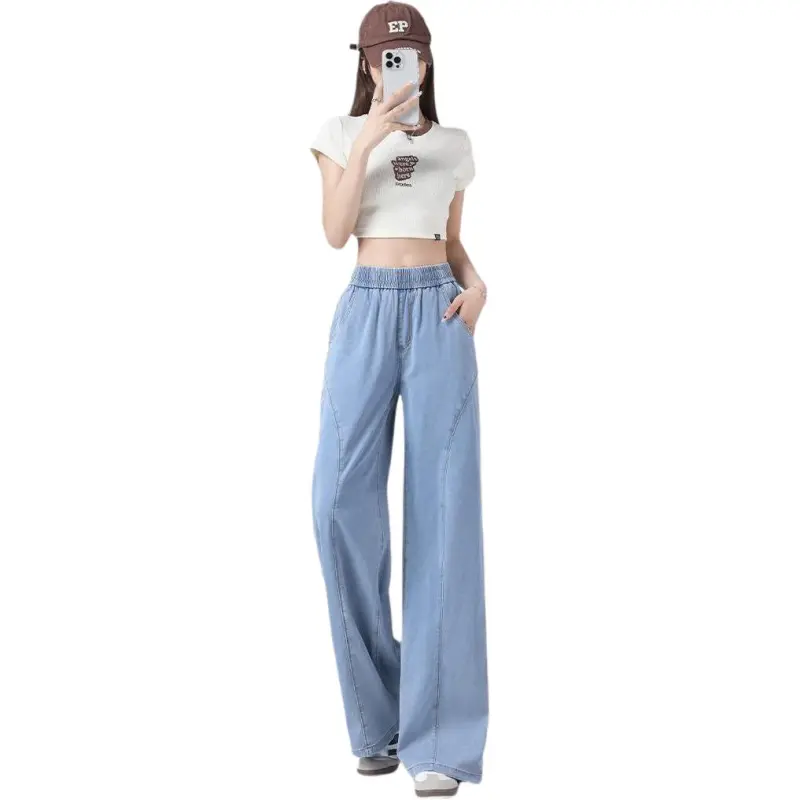 Tonlion Jeans Women's Light Blue-3